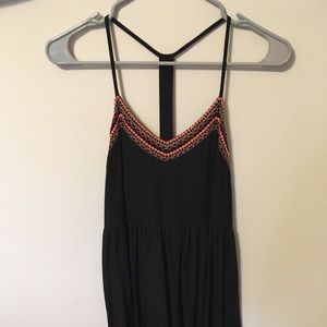 NEW WITH TAGS Francesca’s black rayon sun dress